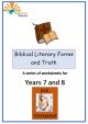 Biblical Literary Forms and Truth worksheets - EB-SJ24