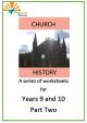Church History (Part Two) Years 9 and 10 - EB-CC75a