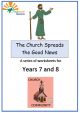 The Church Spreads the Good News worksheets - EB-CC34