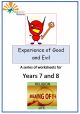 Experiences of Good and Evil worksheets - EB-GRL106