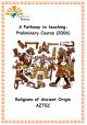 Religions of Ancient Origins - Aztec - KIT- RAOA