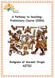 Religions of Ancient Origins - Aztec - KIT- RAOA