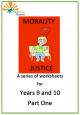 Morality and Justice Part 1 Years 9 and 10 - EB-MJ45