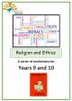 Religion and Ethics worksheets - EB-MJ72