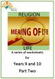 Religion and Life Part 2 Years 9 and 10 - EB-GRL41b
