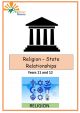 Religion-State Relationships worksheets - EB-GRL156